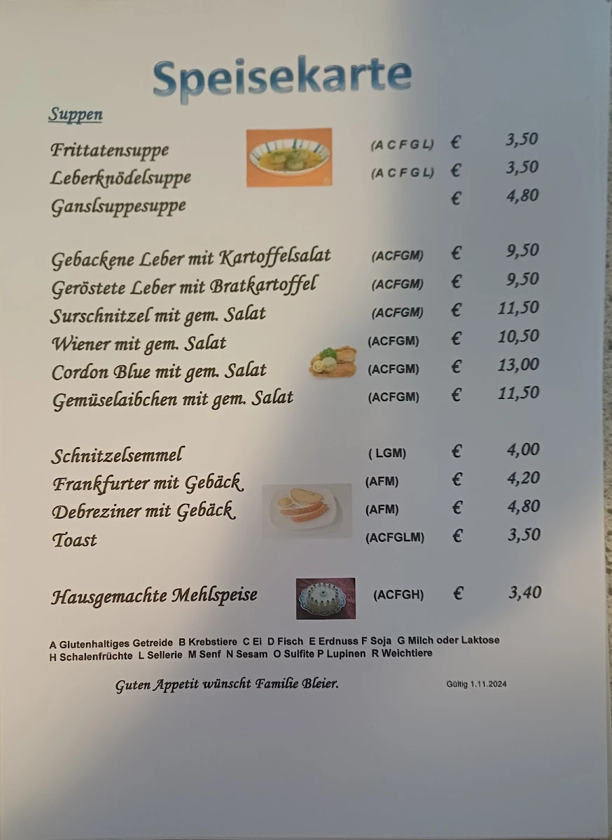 Speisekarte photo 3