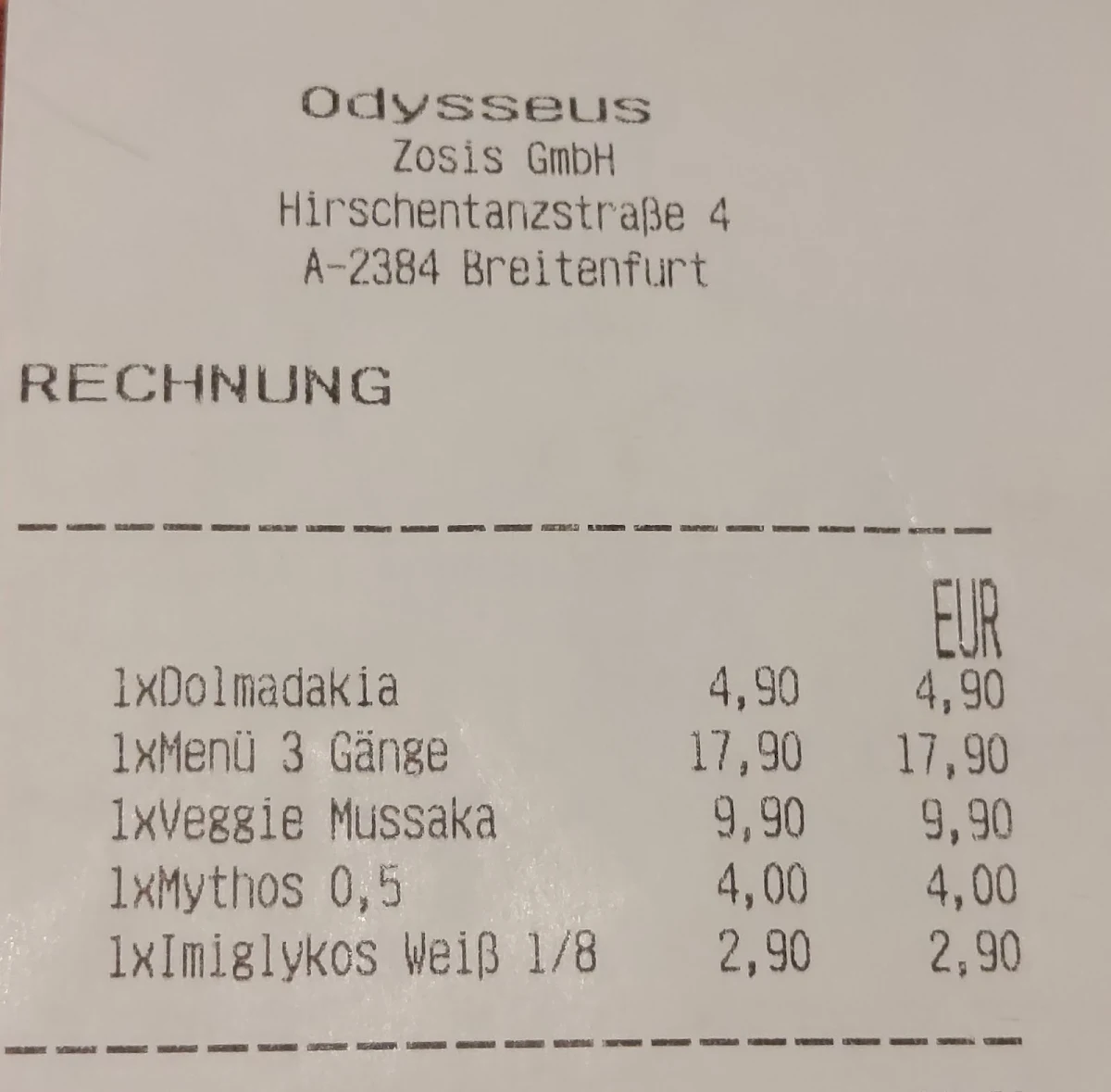 Speisekarte photo 9
