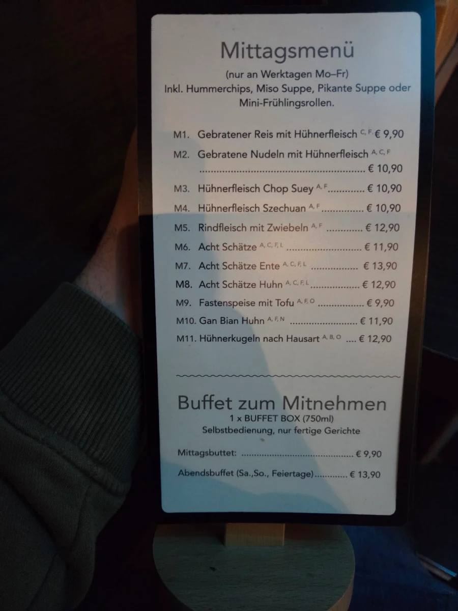 Speisekarte photo 2