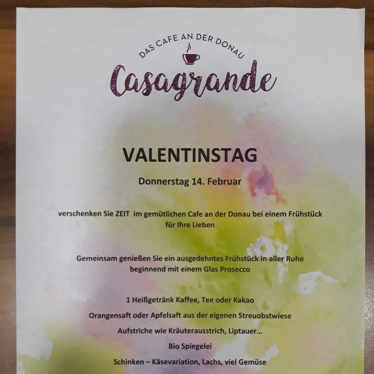 Speisekarte photo 1