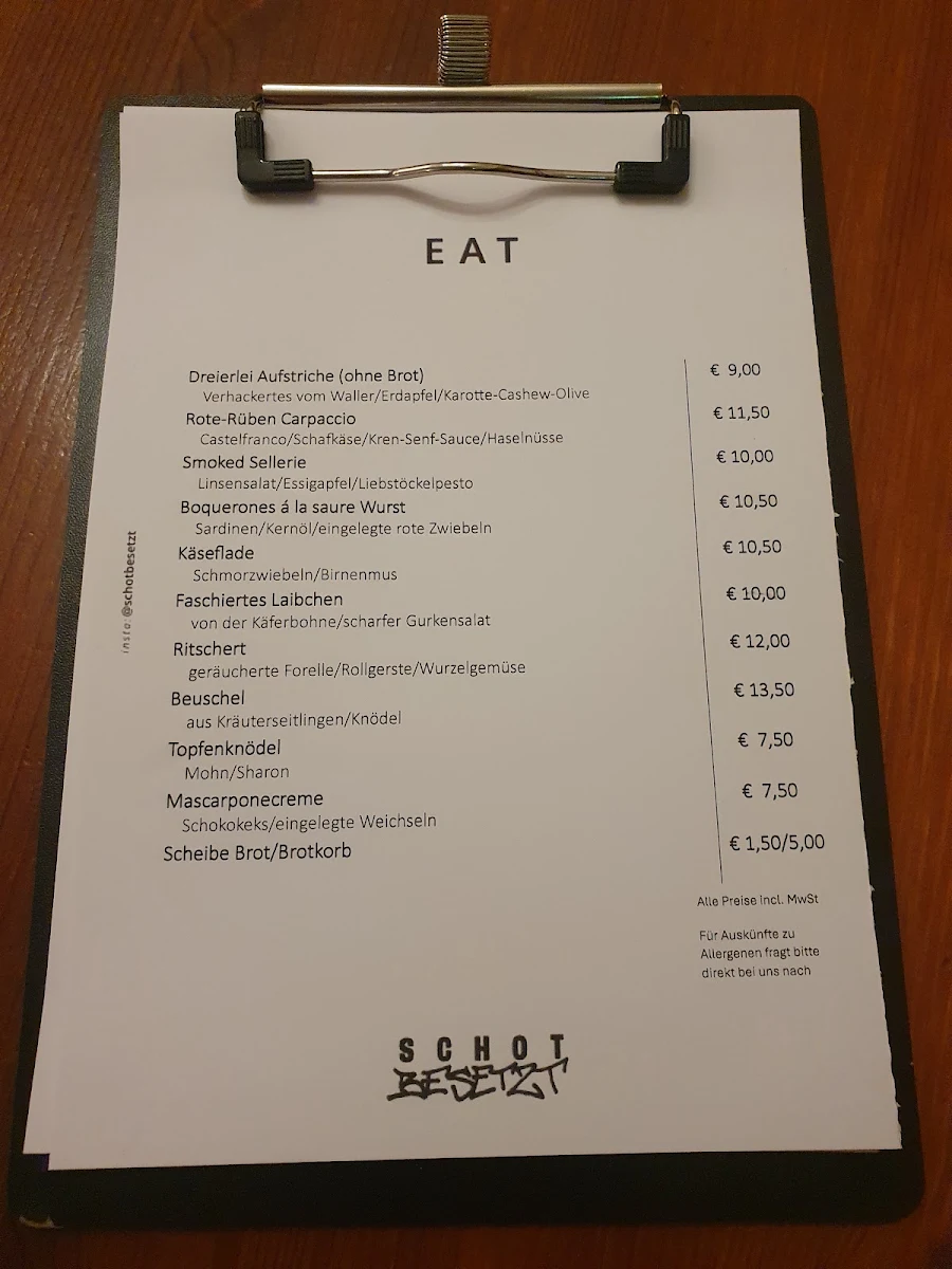 Speisekarte photo 1