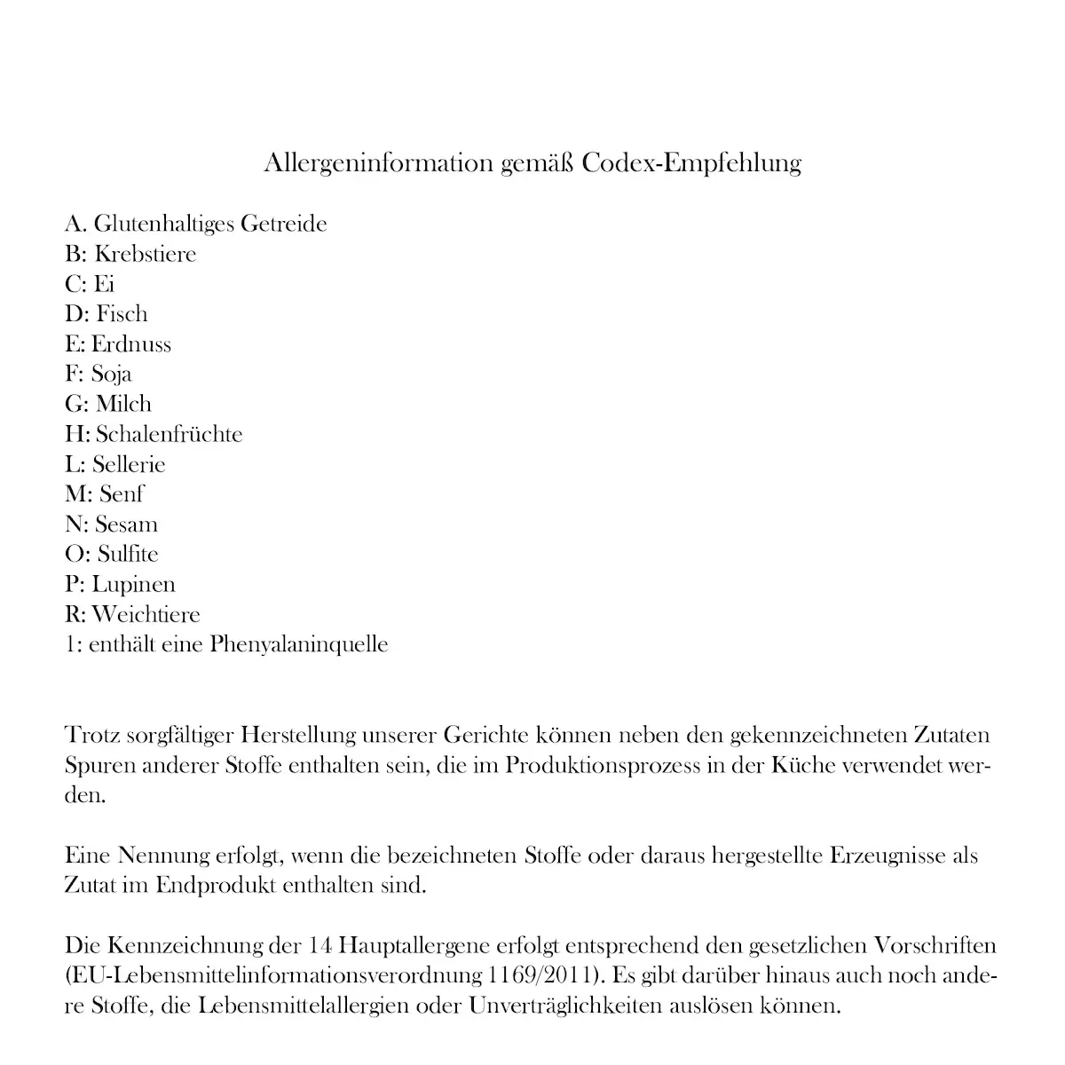 Speisekarte photo 8