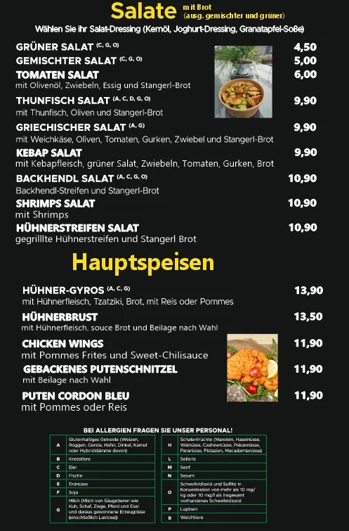 Speisekarte photo 1