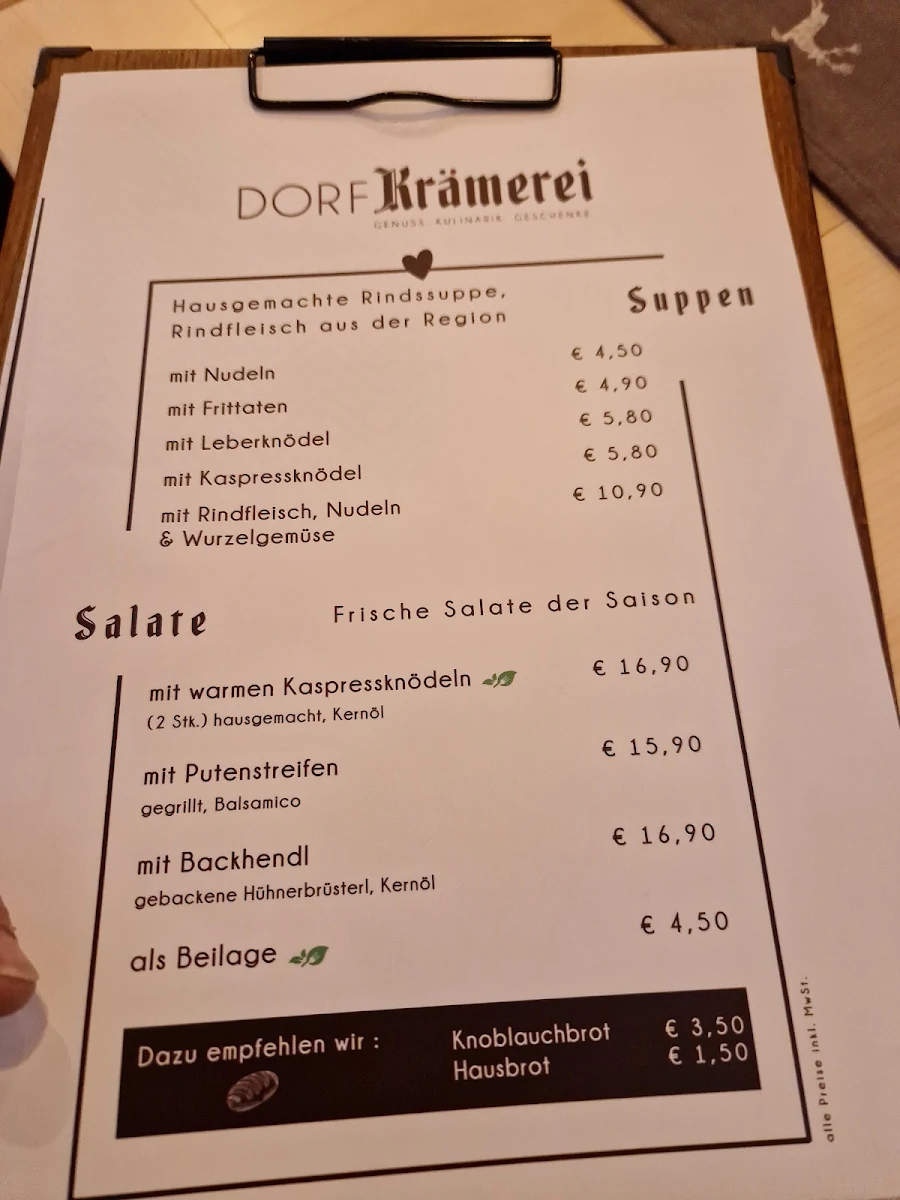 Speisekarte photo 1