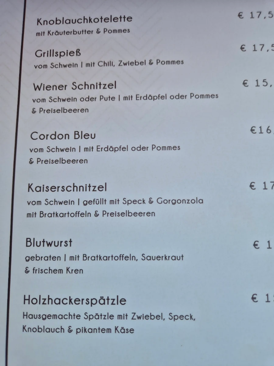 Speisekarte photo 6