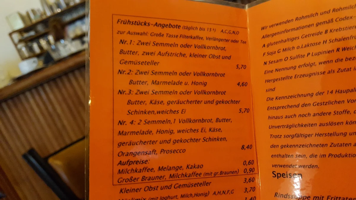 Speisekarte photo 4