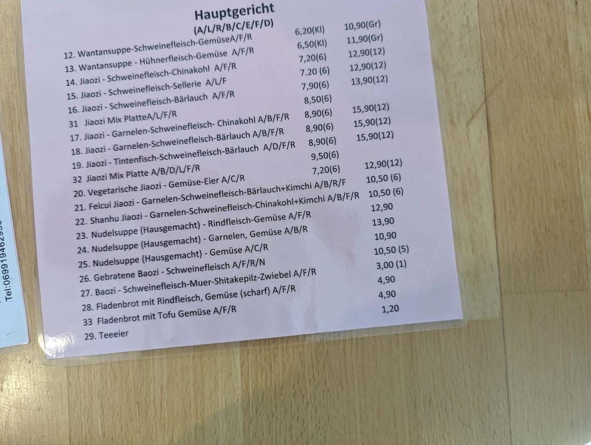 Speisekarte photo 6