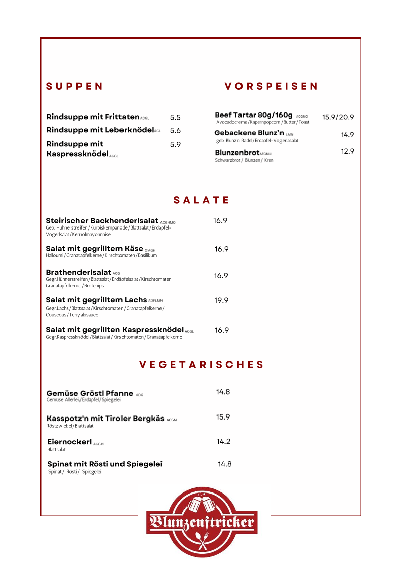Speisekarte photo 5
