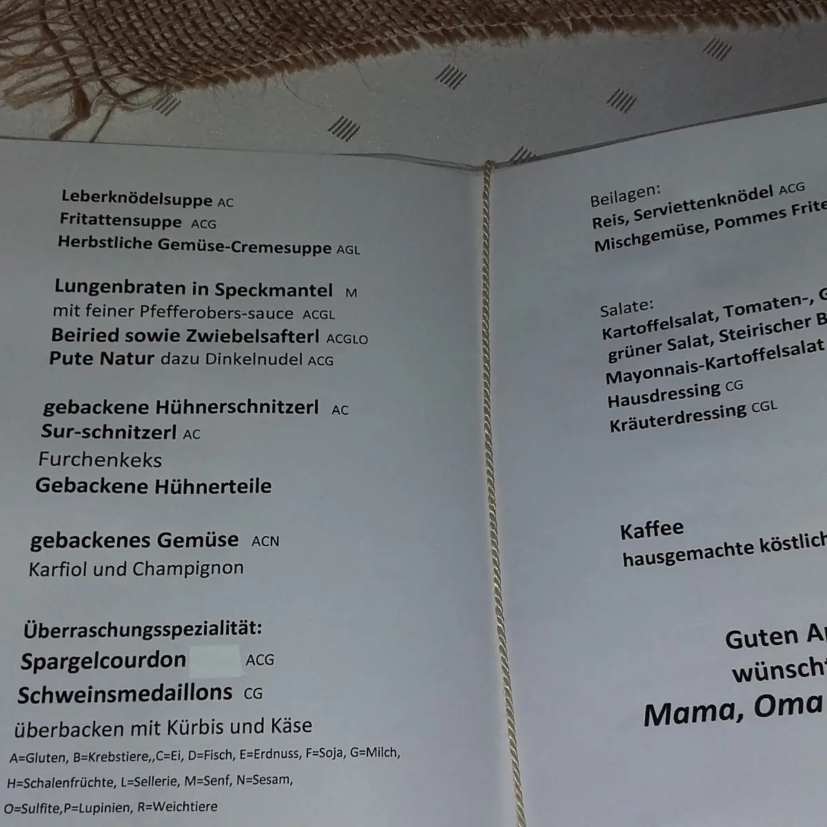 Speisekarte photo 7