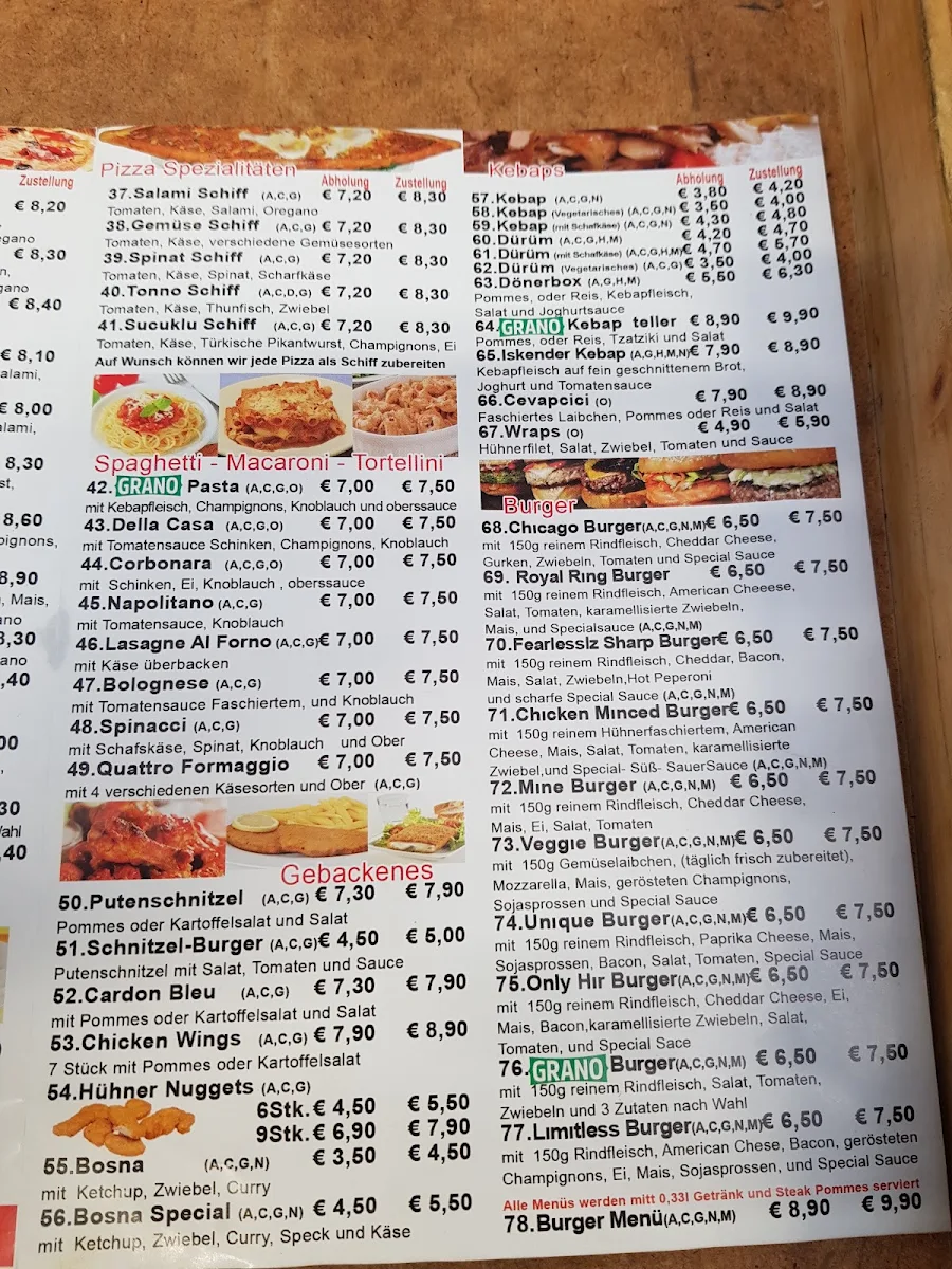 Speisekarte photo 5