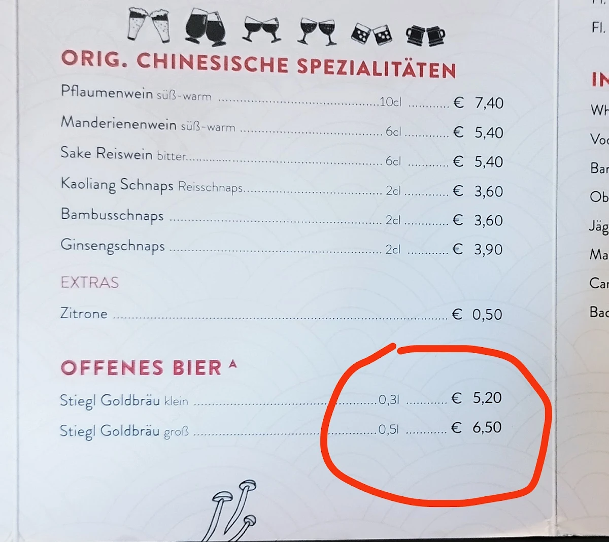 Speisekarte photo 1