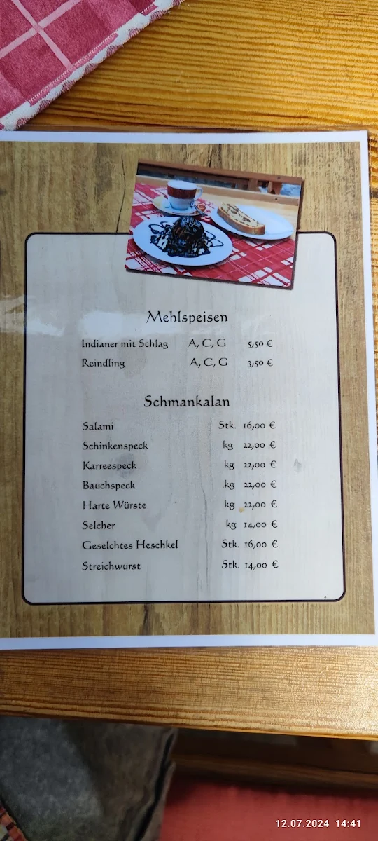 Speisekarte photo 5