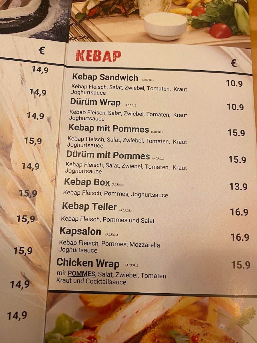 Speisekarte photo 1