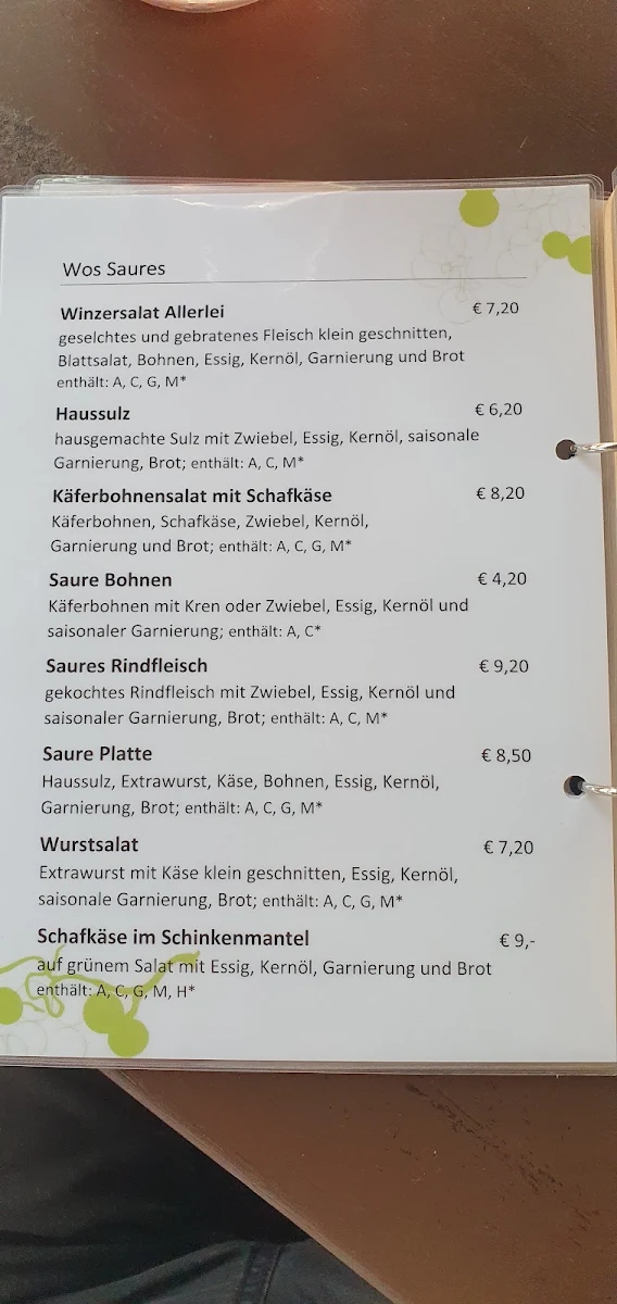 Speisekarte photo 1