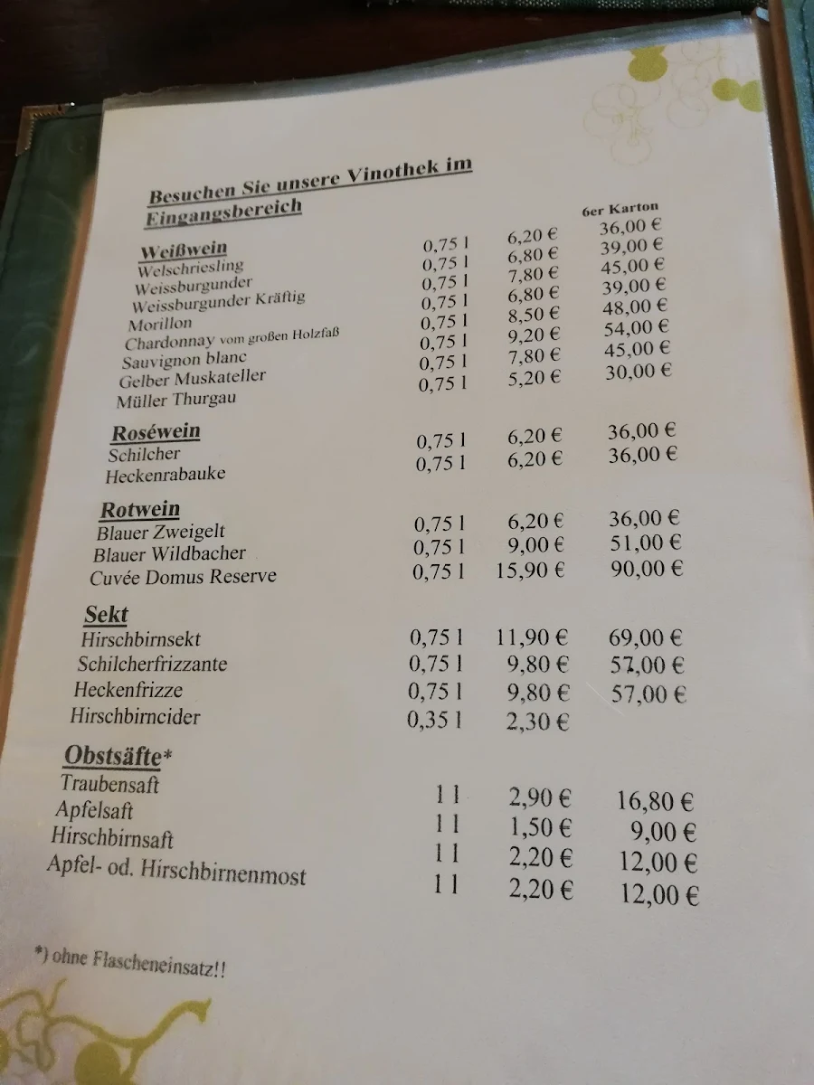 Speisekarte photo 2