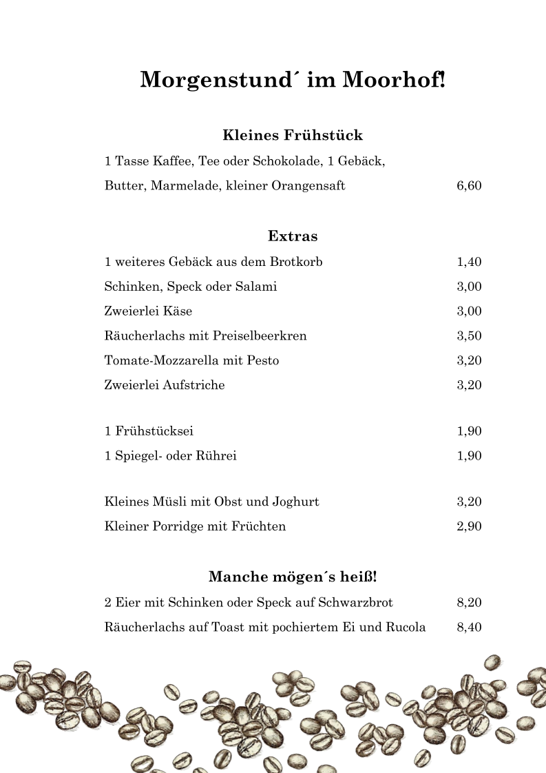 Speisekarte photo 4