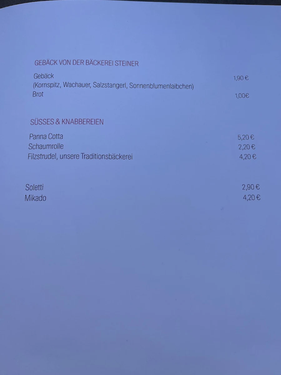 Speisekarte photo 1