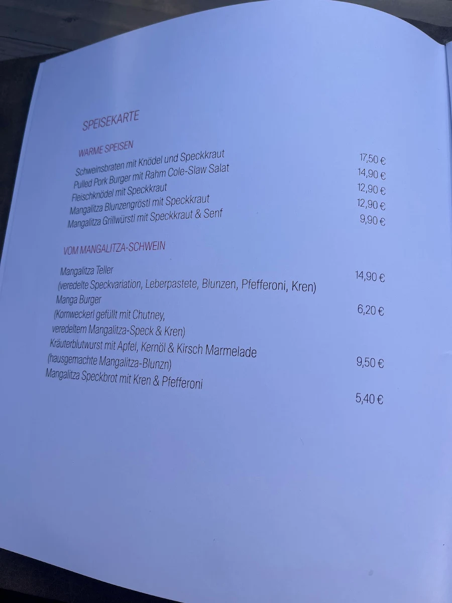 Speisekarte photo 2