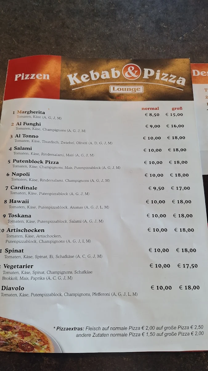 Speisekarte photo 2