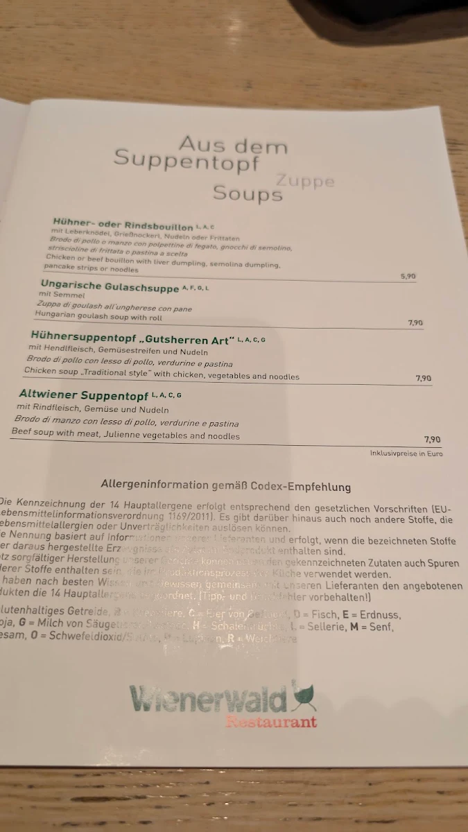 Speisekarte photo 4