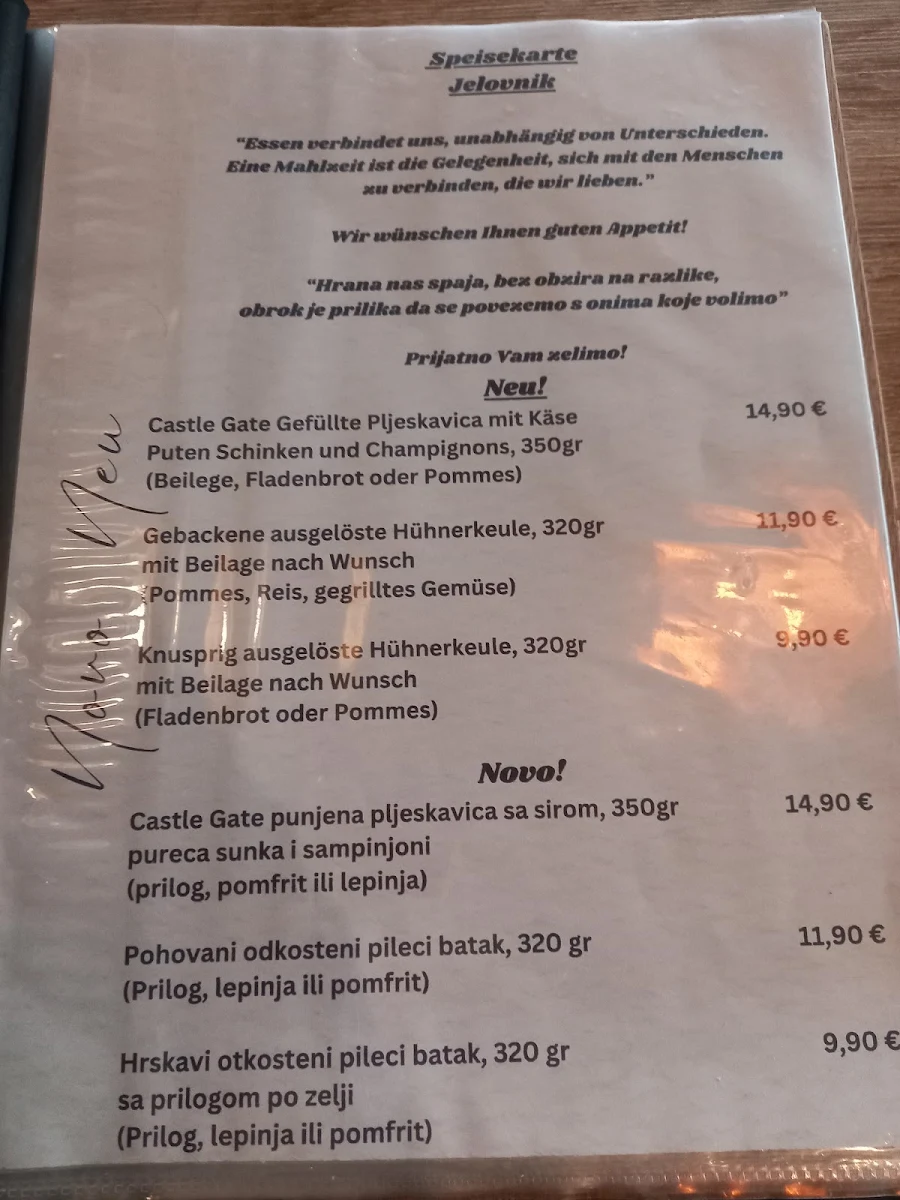 Speisekarte photo 1