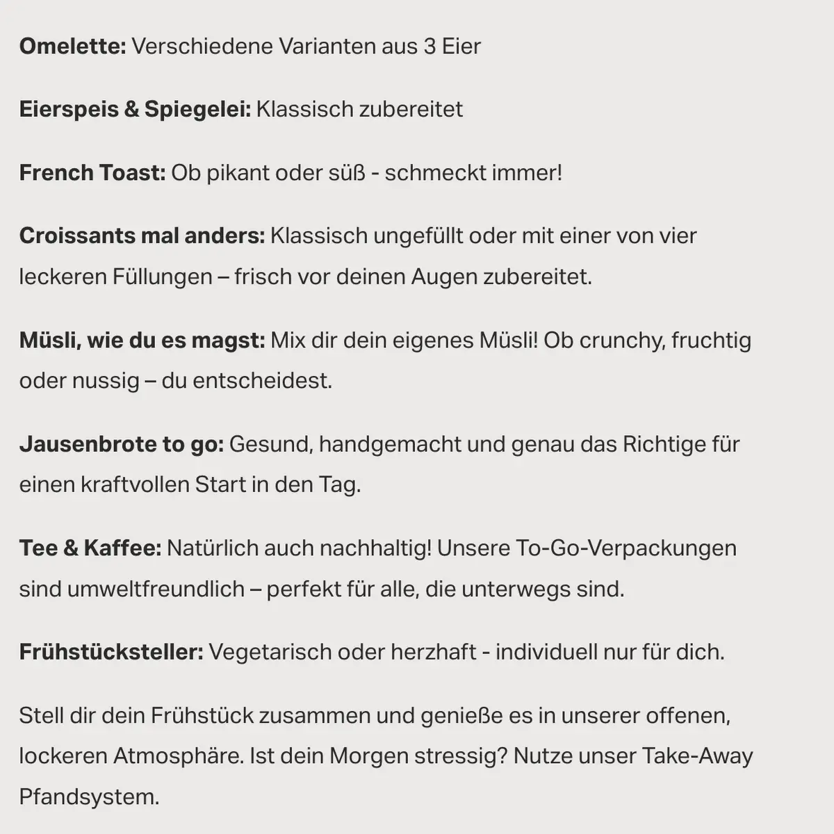 Speisekarte photo 2