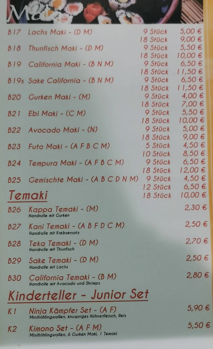 Speisekarte photo 6