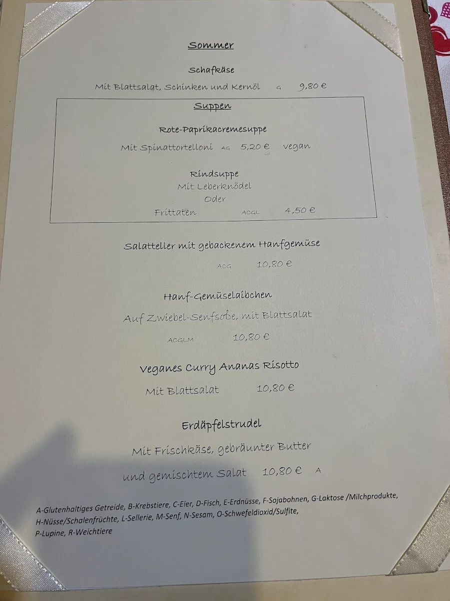 Speisekarte photo 1