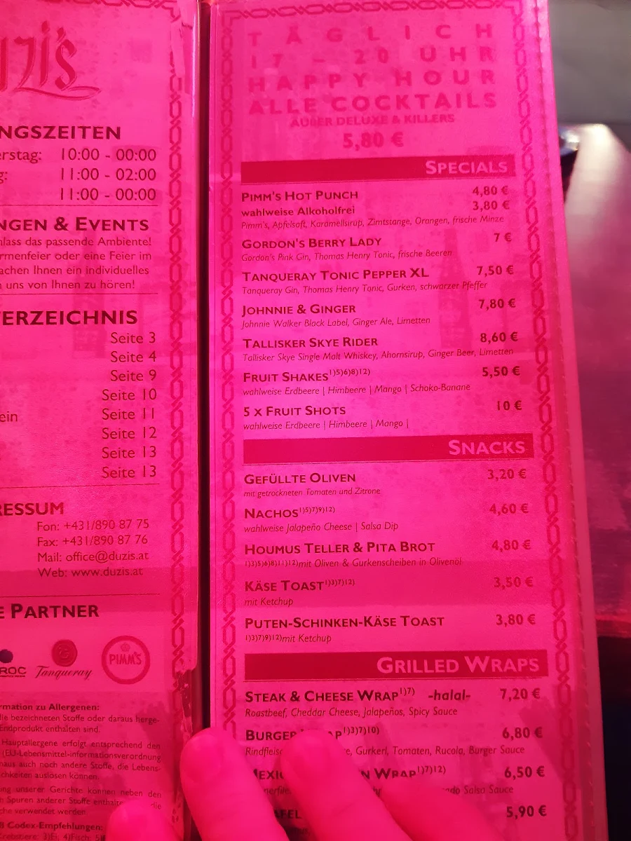 Speisekarte photo 8