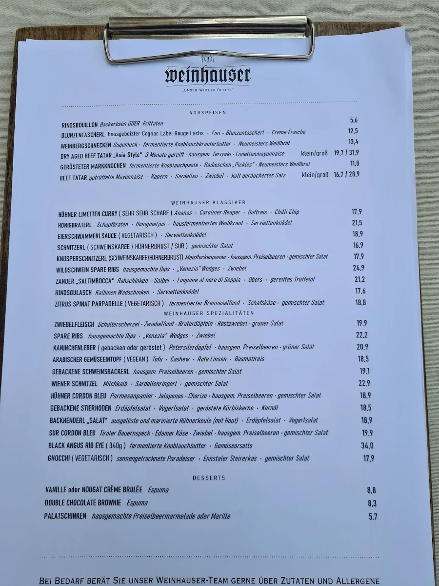 Speisekarte photo 3