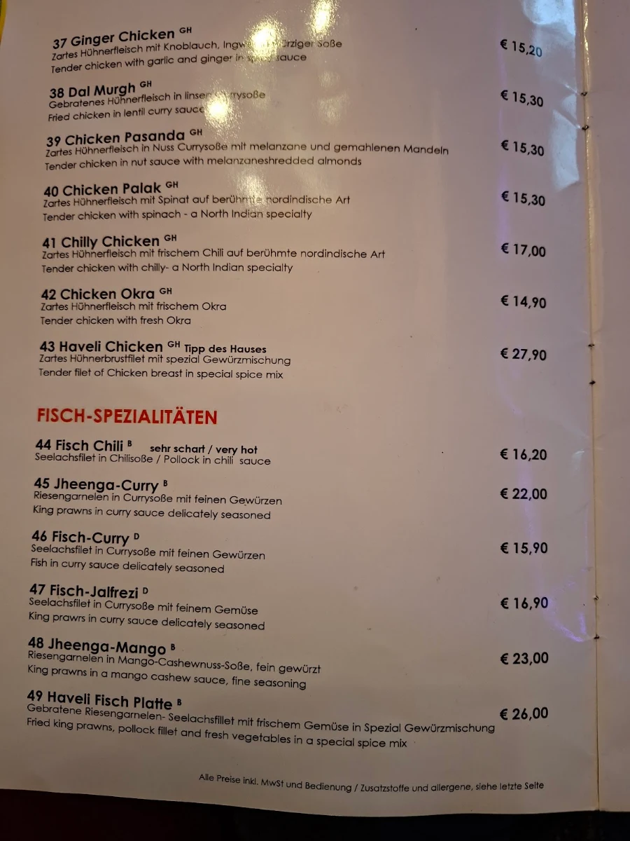 Speisekarte photo 2