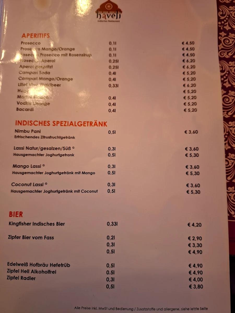 Speisekarte photo 3