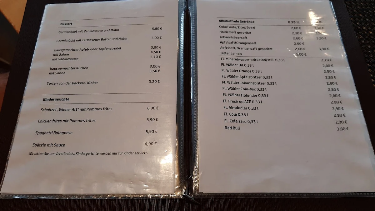 Speisekarte photo 2