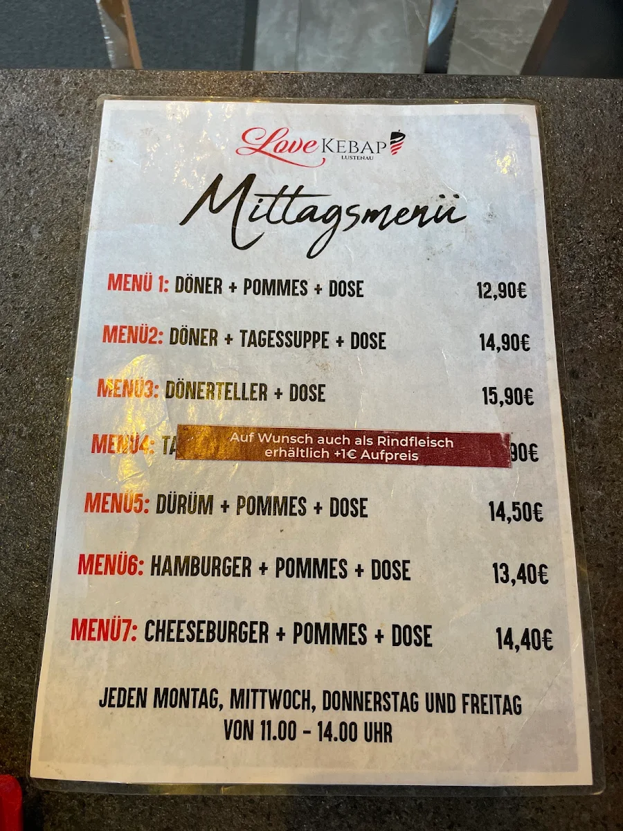 Speisekarte photo 4