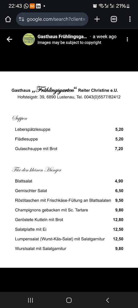 Speisekarte photo 4