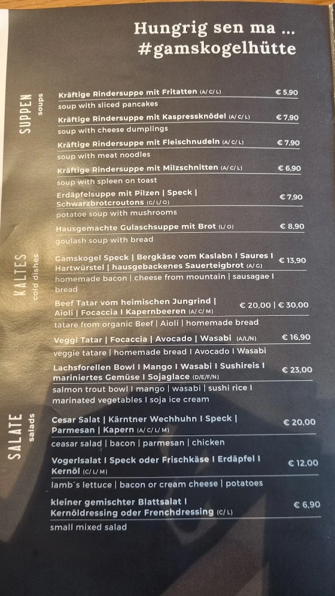 Speisekarte photo 3