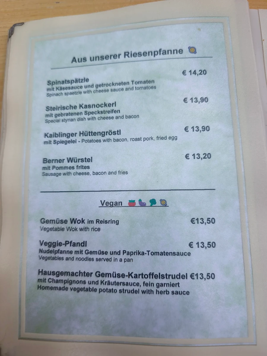 Speisekarte photo 2