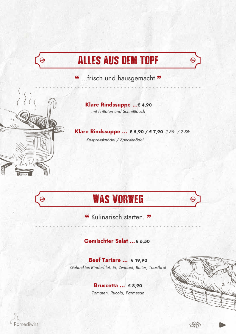 Speisekarte photo 2