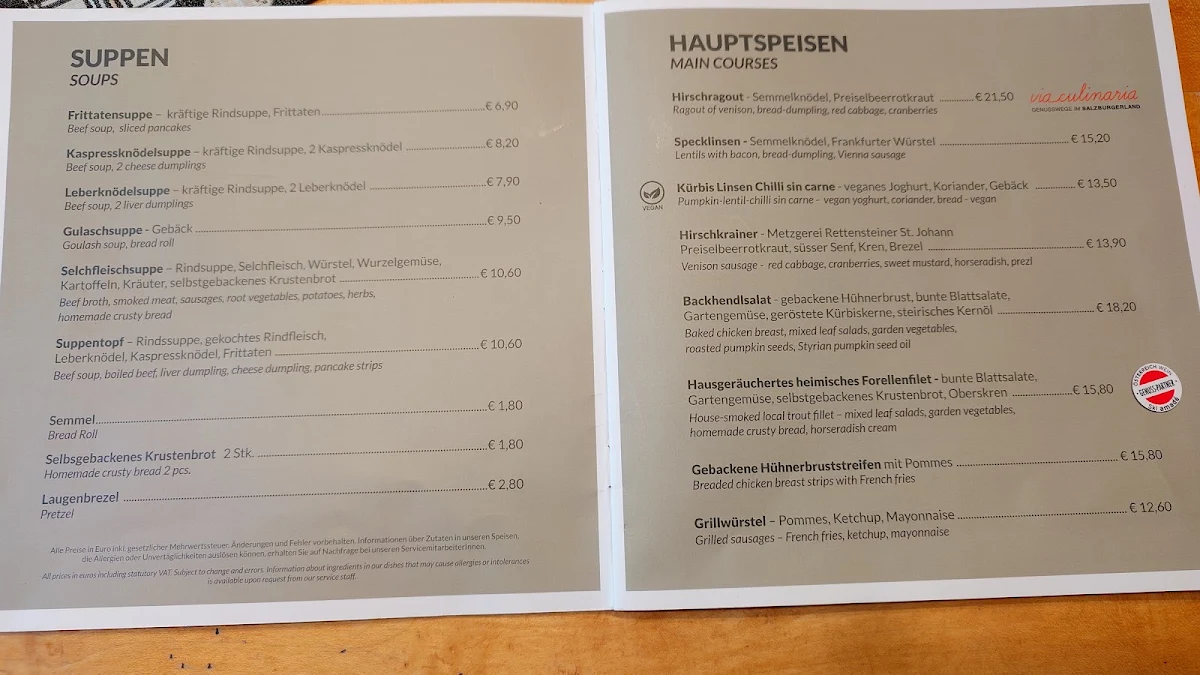 Speisekarte photo 1