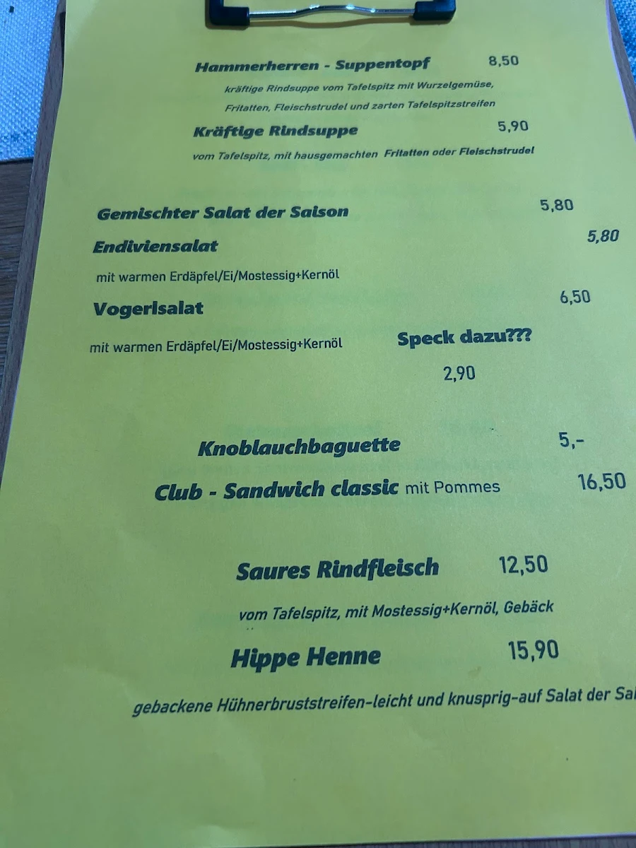 Speisekarte photo 1