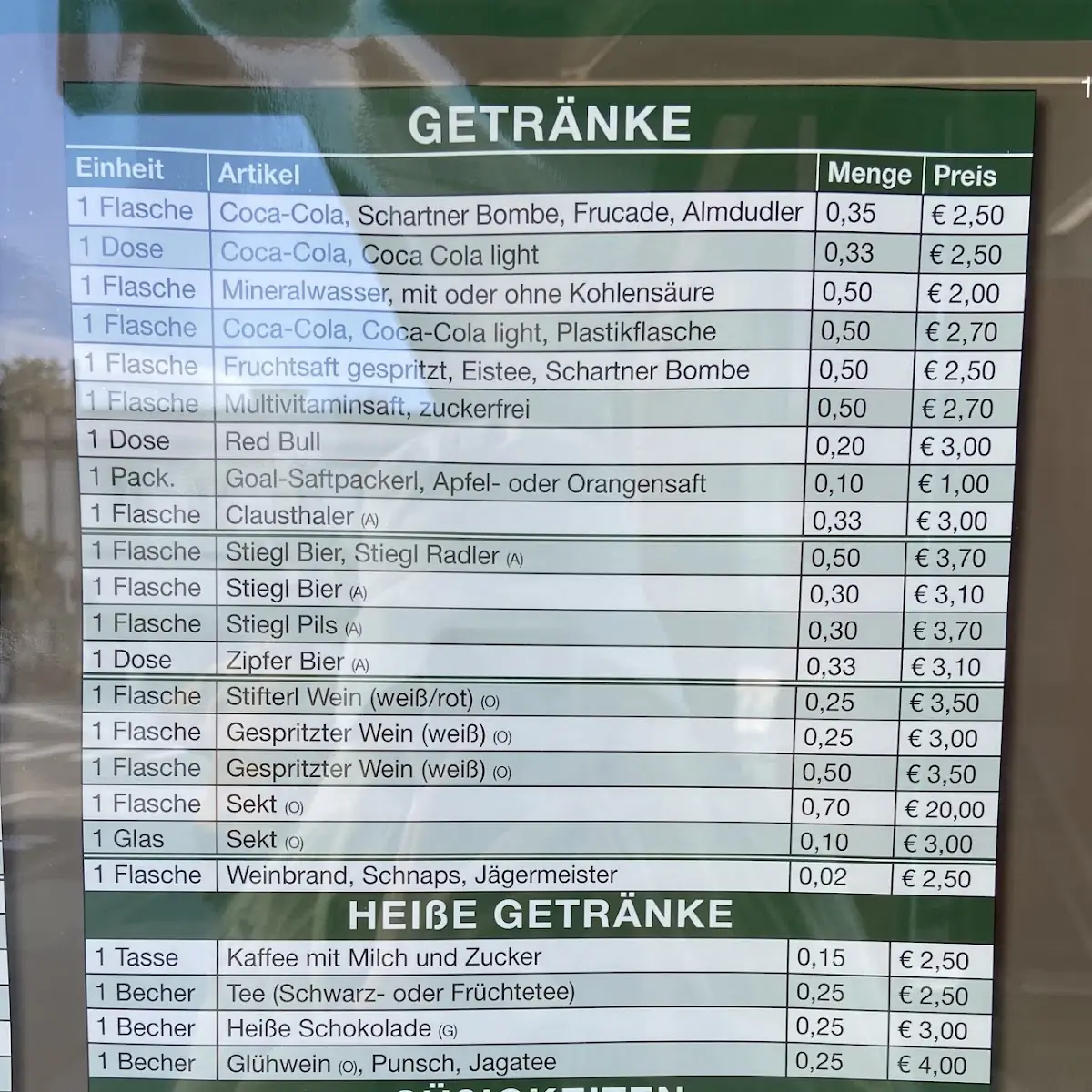 Speisekarte photo 3