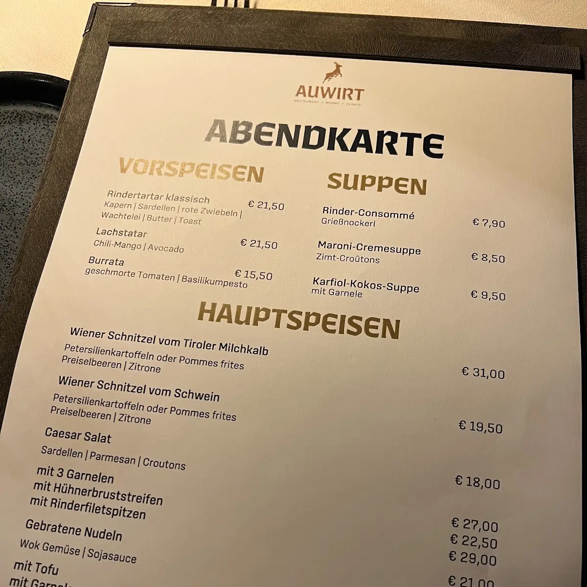 Speisekarte photo 2
