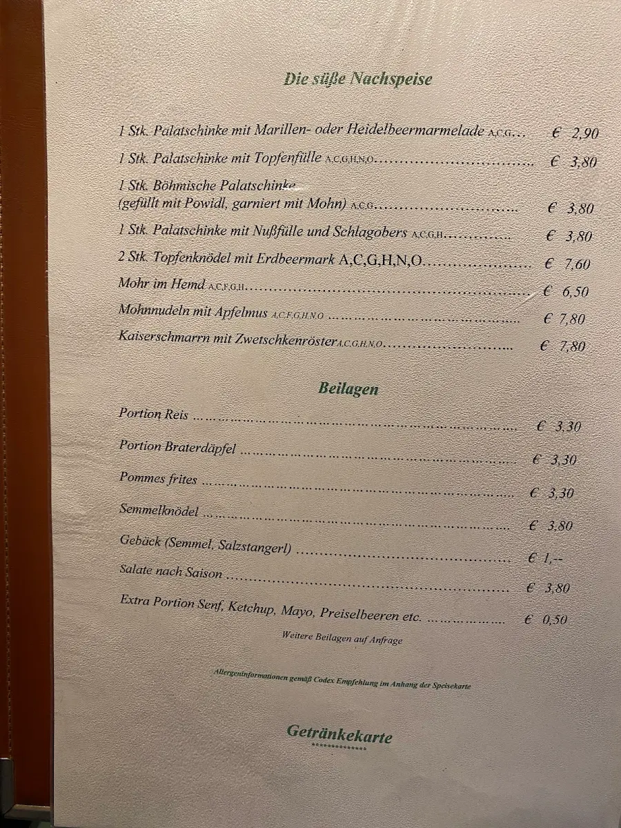 Speisekarte photo 3
