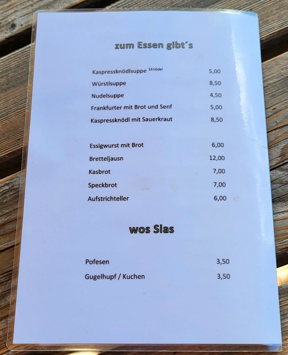 Speisekarte photo 1