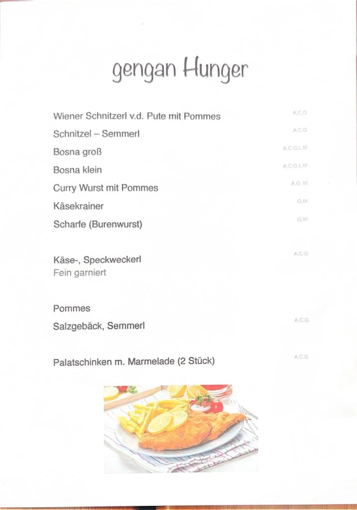 Speisekarte photo 2