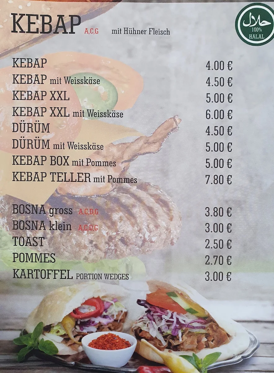 Speisekarte photo 2