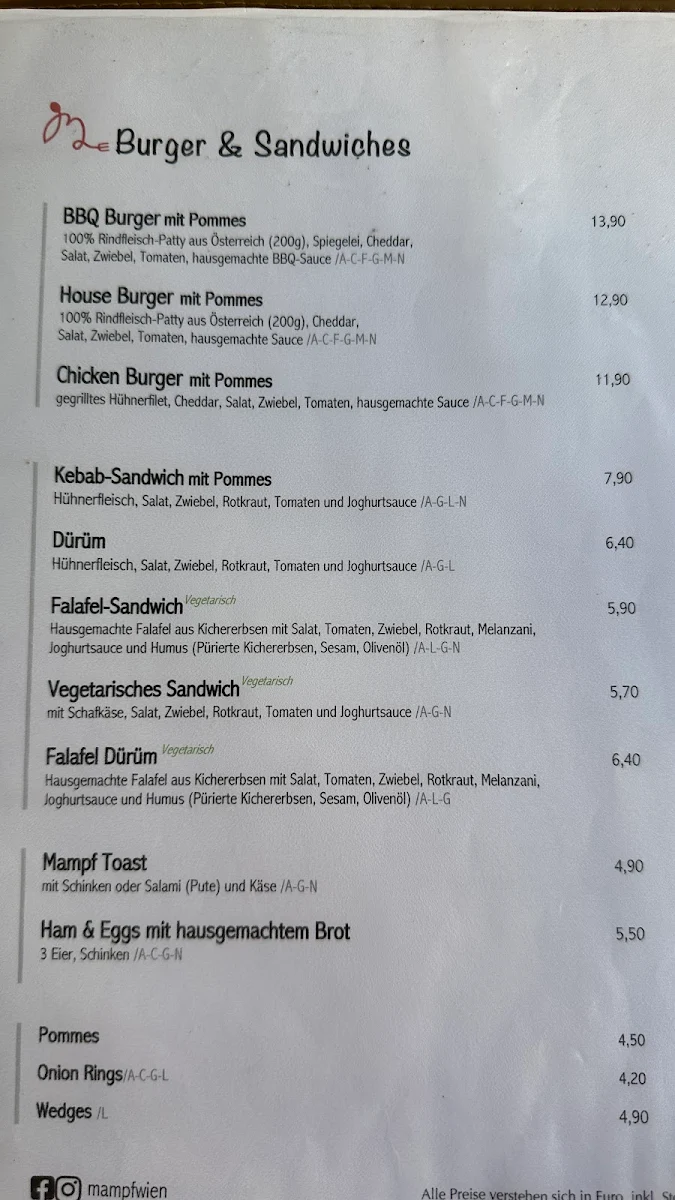 Speisekarte photo 2