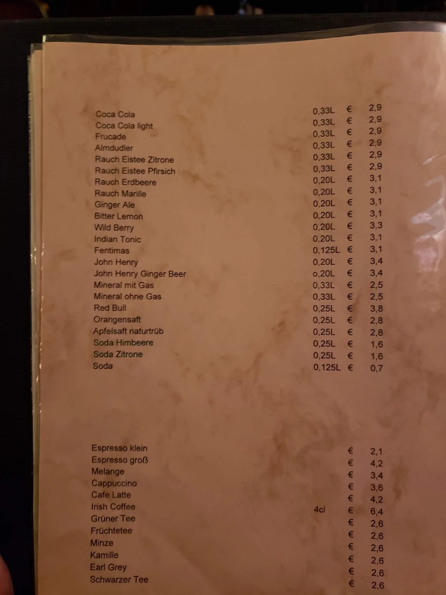 Speisekarte photo 5
