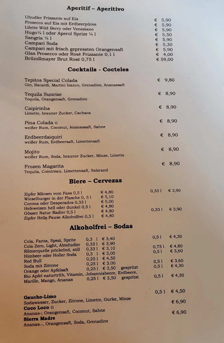 Speisekarte photo 2