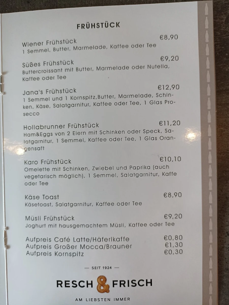 Speisekarte photo 1